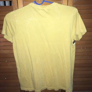 “Good vibes or good bye” yellow women’s t shirt